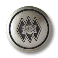 www.Knopfparadies.de - 0424as - Altsilberfarbene Metallknöpfe mit Rose & Rauten www.Knopfparadies.de - 0424as - Altsilberfarbene Metallknöpfe mit Rose & Rauten