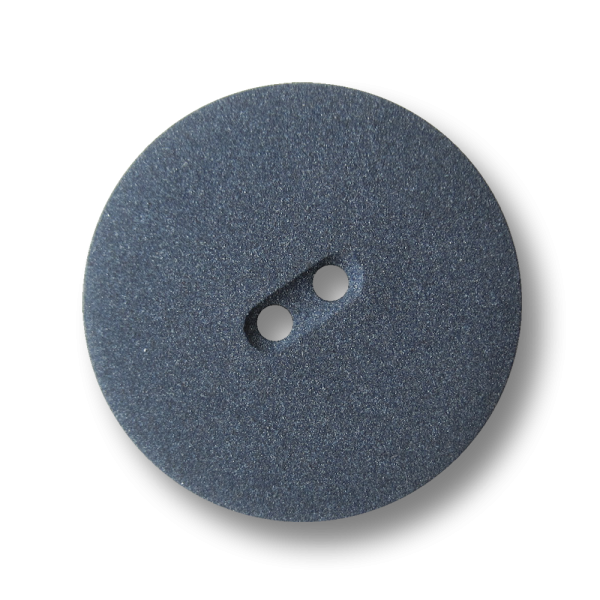 Blauer tablettenförmiger Zweiloch Kunststoff Knopf