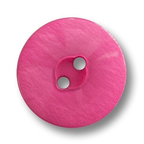 www.Knopfparadies.de - 5867pi - Farbintensive Kunststoffknöpfe in Pink mit Perlmuttschimmer