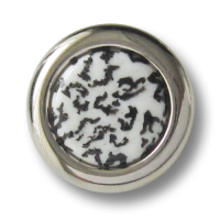 www.knopfparadies.de - 2505si - Kunststoffknöpfe mit Animal Print und silberfarbenem Rand www.knopfparadies.de - 2505si - Kunststoffknöpfe mit Animal Print und silberfarbenem Rand