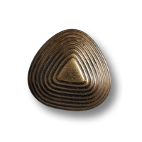 Leichte, altmessingfarbene Kunststoffknöpfe in interessanter Form Leichte, altmessingfarbene Kunststoffknöpfe in interessanter Form