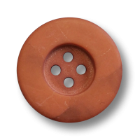 www.knopfparadies.de - 3257zi - Terracottafarbene Kunststoffknöpfe mit vier Knopflöchern und breitem Rand www.knopfparadies.de - 3257zi - Terracottafarbene Kunststoffknöpfe mit vier Knopflöchern und breitem Rand