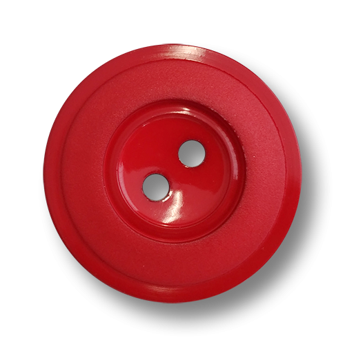 www.knopfparadies.de - 3988ro - Rote, große Mantelknöpfe aus Kunststoff