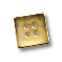 www.knopfparadies.de - 4582go - Viereckige, goldfarbene Kunststoffknöpfe www.knopfparadies.de - 4582go - Viereckige, goldfarbene Kunststoffknöpfe
