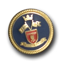 Edle Wappenknöpfe - gold, blau, rot Edle Wappenknöpfe - gold, blau, rot