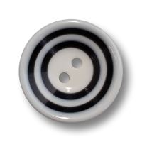 www.knopfparadies.de - 4535sc - Schwarz-weiß gestreifte Kunststoffknöpfe mit zwei Löchern www.knopfparadies.de - 4535sc - Schwarz-weiß gestreifte Kunststoffknöpfe mit zwei Löchern