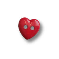 www.knopfparadies.de - 0789ro - Rot glänzende Herzen / Zweilochknöpfe www.knopfparadies.de - 0789ro - Rot glänzende Herzen / Zweilochknöpfe