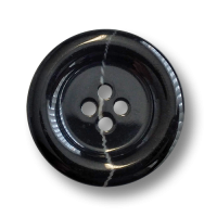 www.knopfparadies.de - 6660sc - Schwarze Mantelknöpfe aus Kunststoff in Büffelhornoptik www.knopfparadies.de - 6660sc - Schwarze Mantelknöpfe aus Kunststoff in Büffelhornoptik