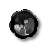 www.knopfparadies.de - 4716sc - kleine schwarze Kunststoffknöpfe in Blütenform www.knopfparadies.de - 4716sc - kleine schwarze Kunststoffknöpfe in Blütenform