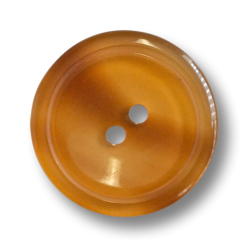 Caramel brauner Knopf in Schildpatt oder Horn Optik