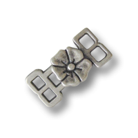 www.knopfparadies.de - Bezaubernde Metallverschlüsse mit Blumenmotiv www.knopfparadies.de - Bezaubernde Metallverschlüsse mit Blumenmotiv