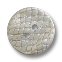 www.knopfparadies.de - 1011si - Matt silberfarbene Kunststoffknöpfe mit zwei Löchern und Reptil Optik www.knopfparadies.de - 1011si - Matt silberfarbene Kunststoffknöpfe mit zwei Löchern und Reptil Optik
