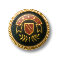 Besonders edle Blazerknöpfe in rot, schwarz und gold Besonders edle Blazerknöpfe in rot, schwarz und gold