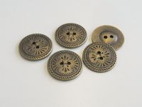 Vorschau: Altmessingfarbener Metallknopf Vorschau: Altmessingfarbener Metallknopf