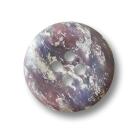 Hübscher lila weiß melierter Knopf mit Perlmutt Schimmer Hübscher lila weiß melierter Knopf mit Perlmutt Schimmer