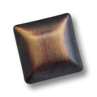 Attraktiver quadratischer Knopf bronzefarben Attraktiver quadratischer Knopf bronzefarben