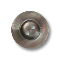 Hochwertige grau schimmernde Zweiloch Perlmuttknöpfe mit breitem Rand Hochwertige grau schimmernde Zweiloch Perlmuttknöpfe mit breitem Rand