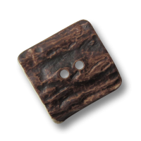 Viereckiger Trachten Kunststoff Knopf wie Hirschhorn Viereckiger Trachten Kunststoff Knopf wie Hirschhorn