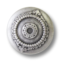 www.Knopfparadies.de - 5944as - Historisch wirkende Ornamentknöpfe aus Metall in Altsilber www.Knopfparadies.de - 5944as - Historisch wirkende Ornamentknöpfe aus Metall in Altsilber