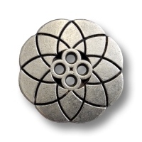 www.knopfparadies.de - 4721as - Altsilberfarbene Metallknöpfe mit Blütendesign www.knopfparadies.de - 4721as - Altsilberfarbene Metallknöpfe mit Blütendesign