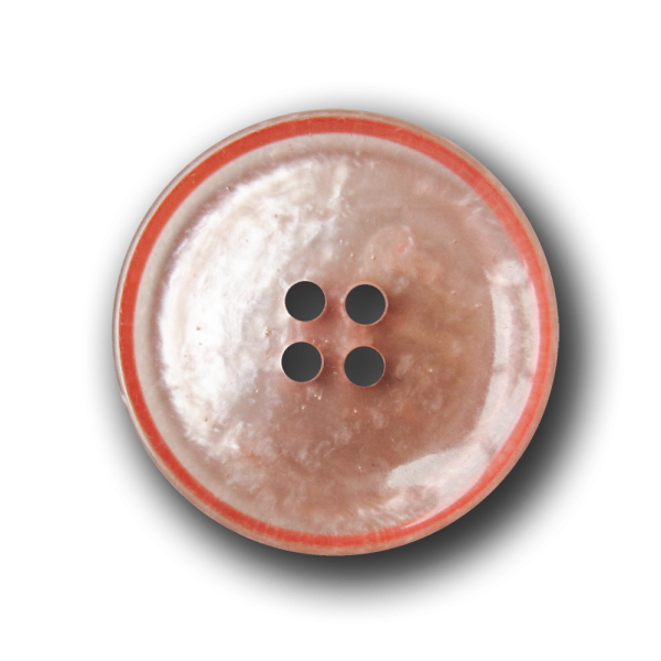 Elfenhafter Knopf in rosa mit Perlmuttschimmer