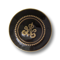 www.knopfparadies.de - 1520gs - Edle Metallknöpfe in schwarz und gold www.knopfparadies.de - 1520gs - Edle Metallknöpfe in schwarz und gold