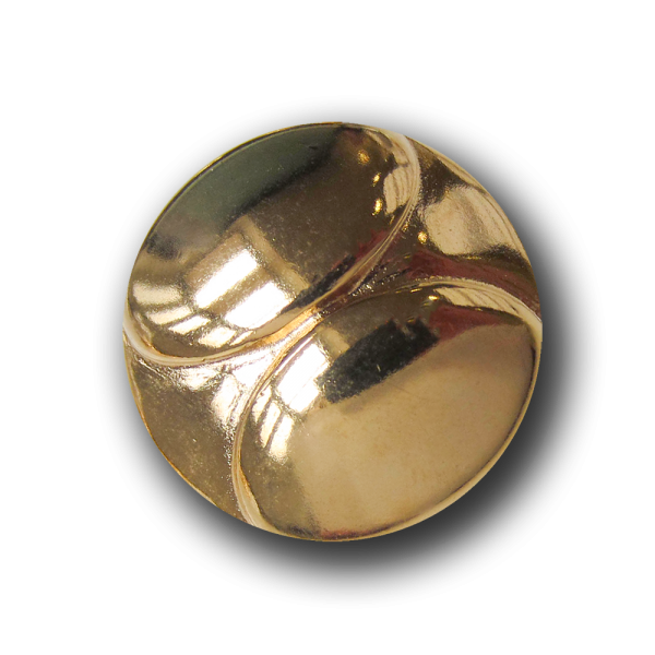 Goldfarbener Metall Knopf mit graphischem Muster