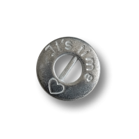 www.knopfparadies.de - 6802zn - Blass silberfarbene, kleine, schwere Metallknöpfe www.knopfparadies.de - 6802zn - Blass silberfarbene, kleine, schwere Metallknöpfe