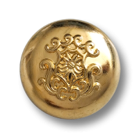 www.knopfparadies.de - 6450go - Glänzend goldfarbene Kunststoffknöpfe mit mondänem Wappenmotiv www.knopfparadies.de - 6450go - Glänzend goldfarbene Kunststoffknöpfe mit mondänem Wappenmotiv