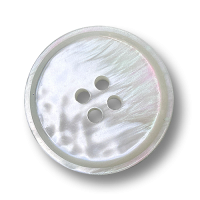 Weiße Kunststoffknöpfe mit wunderbarem Perlmutt Effekt Weiße Kunststoffknöpfe mit wunderbarem Perlmutt Effekt