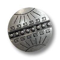 www.knopfparadies.de - 6120as - Altsilberfarbene Kunststoffknöpfe mit interessantem Muster www.knopfparadies.de - 6120as - Altsilberfarbene Kunststoffknöpfe mit interessantem Muster