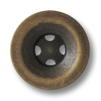 www.knopfparadies.de - 3648am - Altmessingfarbene Metallknöpfe mit vier Löchern www.knopfparadies.de - 3648am - Altmessingfarbene Metallknöpfe mit vier Löchern