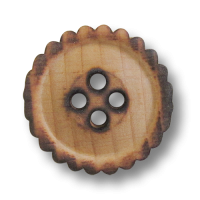 www.knopfparadies.de - 3735ho - Geflammte Holzknöpfe mit vier Löchern und gezacktem Rand www.knopfparadies.de - 3735ho - Geflammte Holzknöpfe mit vier Löchern und gezacktem Rand