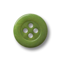 Kleiner grün gemaserter Vierloch Knopf aus Steinnuss Kleiner grün gemaserter Vierloch Knopf aus Steinnuss