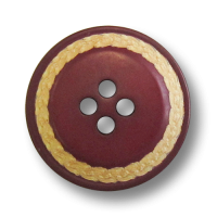 www.knopfparadies.de - 5094ro - Dunkelrote Kunststoffknöpfe mit abgesetztem, beigen Rand www.knopfparadies.de - 5094ro - Dunkelrote Kunststoffknöpfe mit abgesetztem, beigen Rand