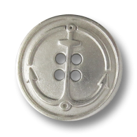 www.knopfparadies.de - 5804sm - Matt silberfarbene Metallknöpfe mit Anker als Motiv www.knopfparadies.de - 5804sm - Matt silberfarbene Metallknöpfe mit Anker als Motiv
