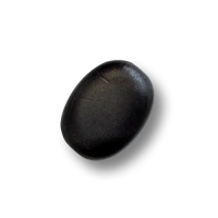 Ovale, schwarze Perlen aus Kunststoff Ovale, schwarze Perlen aus Kunststoff