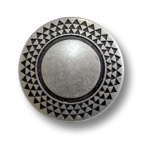 www.knopfparadies.de - 0592as - Altsilberfarbene Metallknöpfe mit graphischem Muster im Rand www.knopfparadies.de - 0592as - Altsilberfarbene Metallknöpfe mit graphischem Muster im Rand