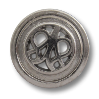 www.knopfparadies.de - 0426sg - Glänzend silberfarbene Metallknöpfe mit Durchbruch www.knopfparadies.de - 0426sg - Glänzend silberfarbene Metallknöpfe mit Durchbruch