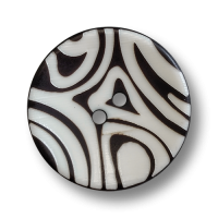 www.knopfparadies.de - 4435ws - Schwarz-weiß gestreifte Mantelknöpfe aus Kunststoff www.knopfparadies.de - 4435ws - Schwarz-weiß gestreifte Mantelknöpfe aus Kunststoff