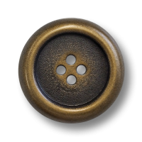 www.knopfparadies.de - 6491am - Leichte, wulstige, altmessingfarbene Blechknöpfe mit vier Löchern www.knopfparadies.de - 6491am - Leichte, wulstige, altmessingfarbene Blechknöpfe mit vier Löchern