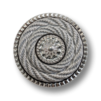 www.knopfparadies.de - 6256hg - Elegante Kunststoffknöpfe in Hellgrau und Silber www.knopfparadies.de - 6256hg - Elegante Kunststoffknöpfe in Hellgrau und Silber