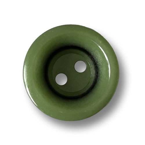 www.knopfparadies.de - 6974gn - Schüsselförmige Kunststoffknöpfe Grün