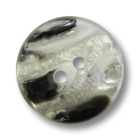www.Knopfparadies.de - 1565gr - Kreative schwarz grau weiß melierte Kunststoffknöpfe in Perlmutt Optik www.Knopfparadies.de - 1565gr - Kreative schwarz grau weiß melierte Kunststoffknöpfe in Perlmutt Optik