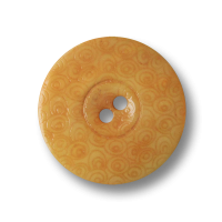 Bildschöne gelbe Perlmutt Knöpfe mit Ornament Muster Bildschöne gelbe Perlmutt Knöpfe mit Ornament Muster