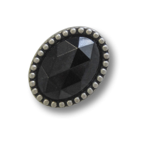 www.knopfparadies.de - 1697ss - Ovale Funkelknöpfe in silber und schwarz www.knopfparadies.de - 1697ss - Ovale Funkelknöpfe in silber und schwarz