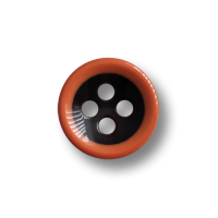 www.knopfparadies.de - 6751or - Orange-schwarz gestreifte Kinderknöpfe aus Kunststoff www.knopfparadies.de - 6751or - Orange-schwarz gestreifte Kinderknöpfe aus Kunststoff