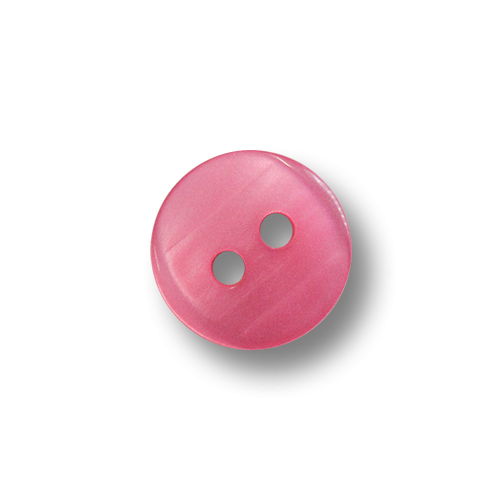 www.Knopfparadies.de - 4090pi - Kleine schimmernde Kunststoffknöpfe in kräftigem Pink