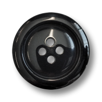 www.knopfparadies.de - 6110sc - Schwarze Mantelknöpfe aus Kunststoff www.knopfparadies.de - 6110sc - Schwarze Mantelknöpfe aus Kunststoff